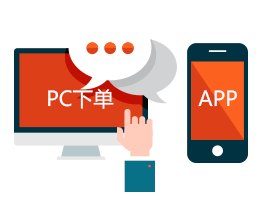 用戶端，多渠道快捷下單，手機APP、網(wǎng)站、微信均可下單，多渠道預(yù)約，實現(xiàn)在線下單、支付